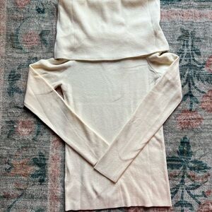 Zara Ruched Strapless Sweater